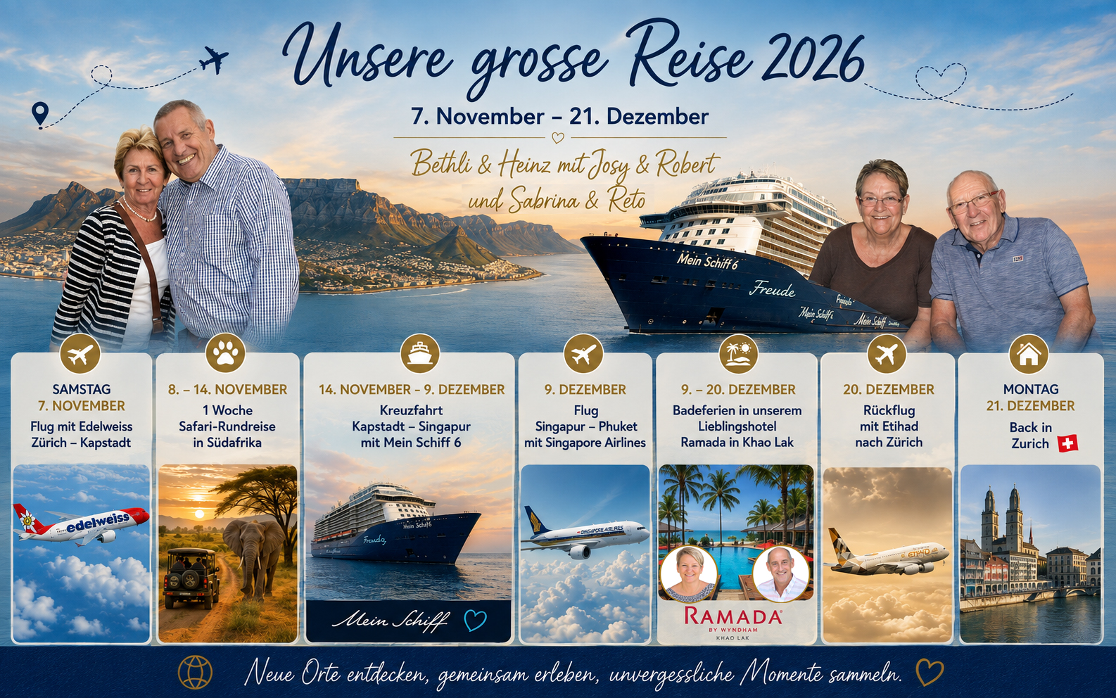 Unsere grosse Reise 2026